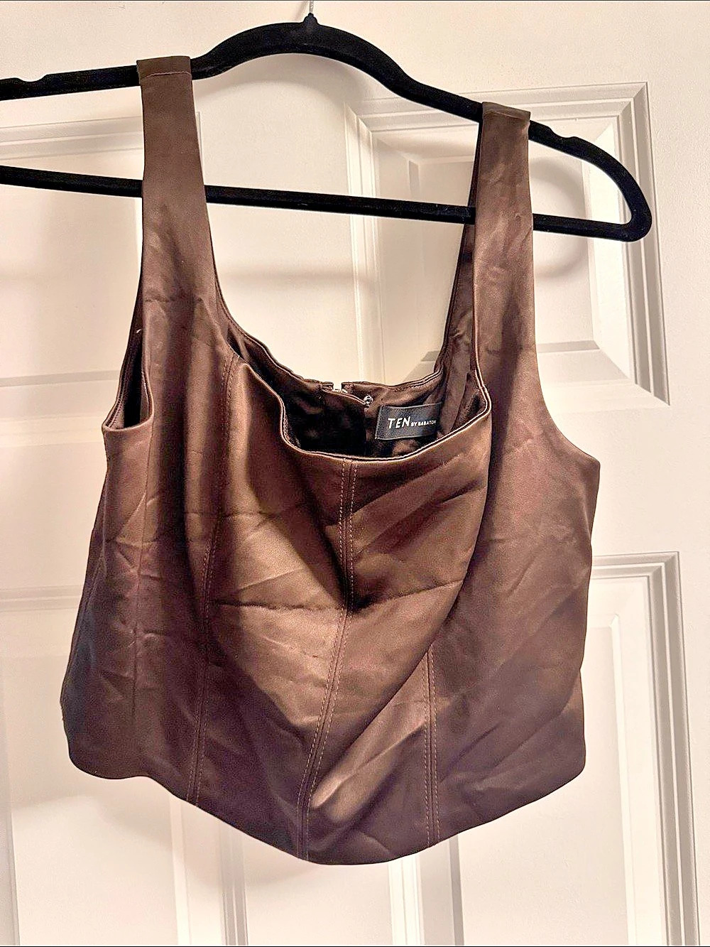 Aritzia TEN by Babaton Brown Tank Top Size Medium
